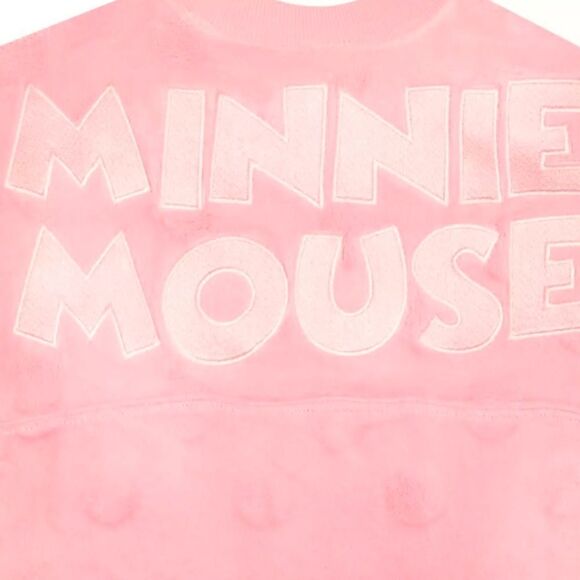 Minnie Mouse Disney Fleece Spirit Jersey Kids Piglet Pink NWT Size 4 & 5/6 Top - Picture 4 of 4